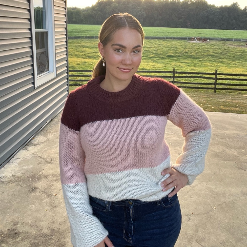 Colorblock Sweater